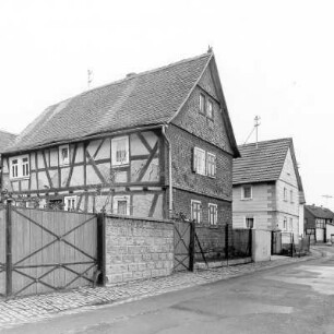 Fachwerkwohnhaus; Ranstadt, Hintergasse 6