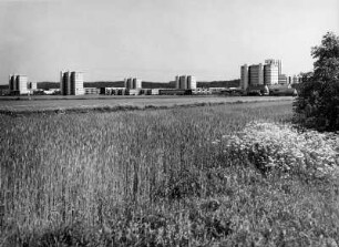 Ein mit Gas fernbeheiztes Wohnviertel in Kaltenkirchen. Aufgenommen 1972
