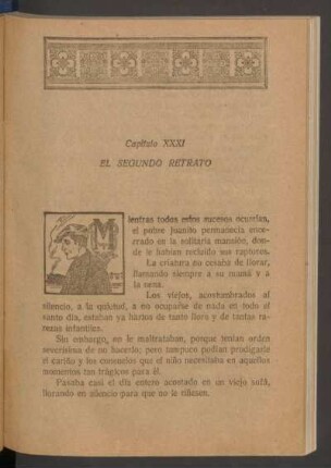 Capítulo XXXI - El segundo retrato