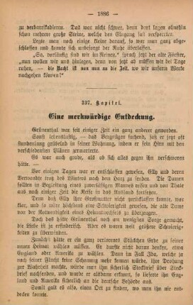 337. Kapitel. Eine merkwürdige Entdeckung