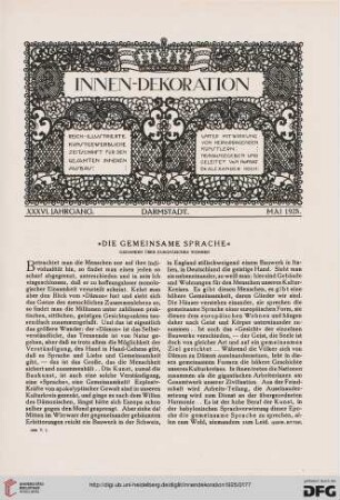 36: Die gemeinsame Sprache : Gedanken über europäisches Wohnen