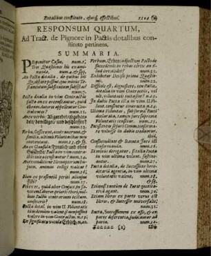 Responsum Quartum [...]