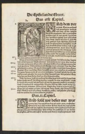 Die Epistel an die Ebreer.