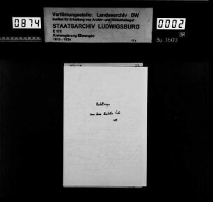 Bürgerrechtsangelegenheiten zu Oberbettringen
