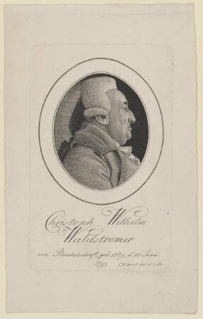 Bildnis des Christoph Wilhelm Waldstromer