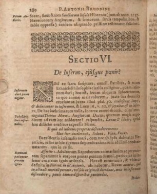 Sectio VI. De Inferno, ejùsque poenis?