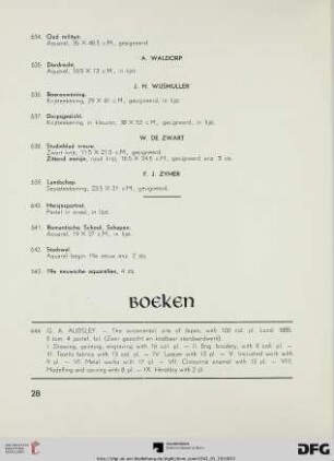 Boeken (Nr. 644-674)