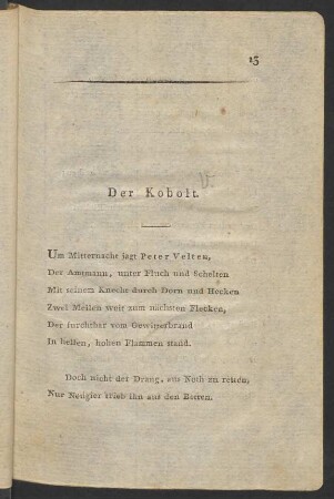 Der Kobolt.