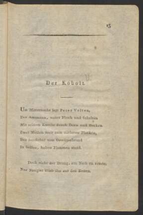 Der Kobolt.