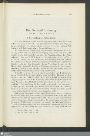 Die Desensibilisierung