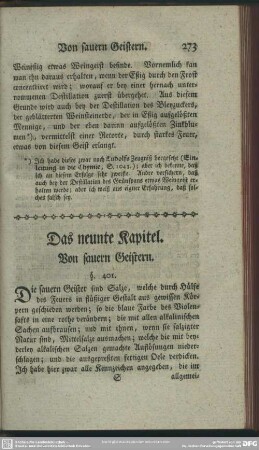Das neunte Kapitel. Von sauern Geistern