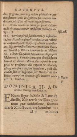 Dominica II. Adventus.