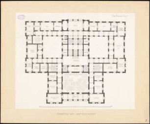 Ständehaus, Düsseldorf: Grundriss 1. OG (Hauptgeschoss)