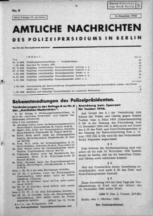 Nr. 9, 16. Dezember 1946
