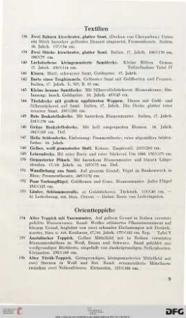 Orientteppiche (Nr. 154-171)