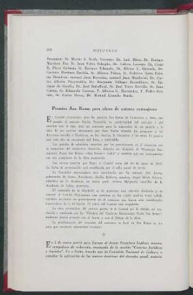 Premios San Remo para obras de autores extranjeros