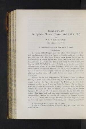 Gleichgewichte im System: Wasser, Phenol und Anilin. II.