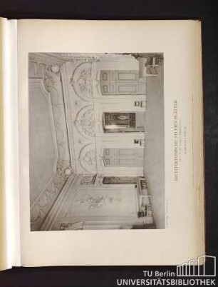 Serie I. No. 84. Vorraum im Königlichen Schloss. Benrath a./Rhein.