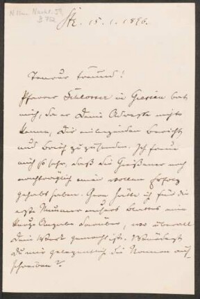 Brief an Heinrich von Herzogenberg : 15.01.1896