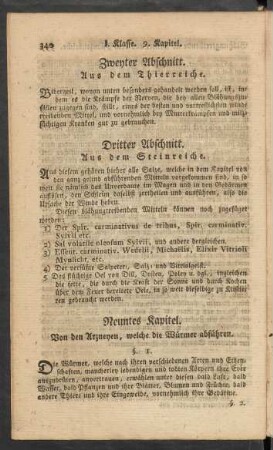 Neuntes Kapitel. Von den Arzneyen, welche die Würmer abführen