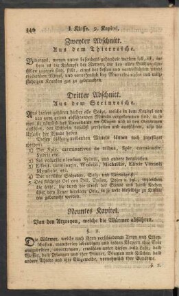 Neuntes Kapitel. Von den Arzneyen, welche die Würmer abführen