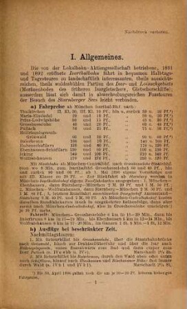 Die Isarthalbahn : Führer für Einheimische und Fremde. Von Th. Trautwein. Mit einer Spezialkarte im Massstab 1:150000