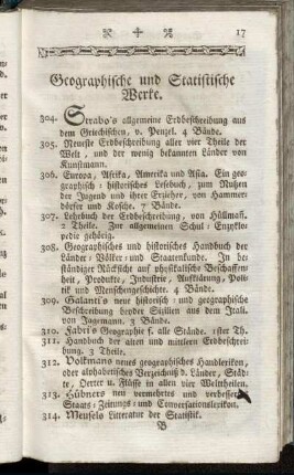 Geographische und Statistische Werke.