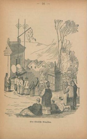 Eine chinesische Prozession