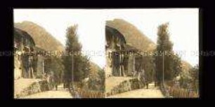 Gebäude von Molini di Triora an der Straße zum Valle di Ledro