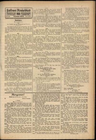 Zweite Ausgabe vom Dienstag, den 26. September 1916.