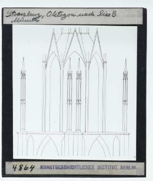 Straßburg, Münster : Aufriss