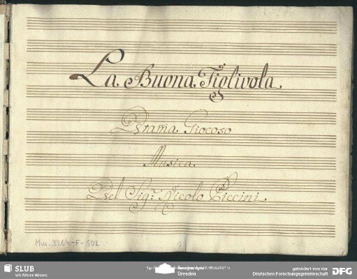 La Buona figliuola - Mus.3264-F-502