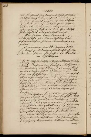 Abgrenzung der Physiologischen Institut und des Chemischen Laboratoriums anlässlich der Berufung des Professors Meissner.