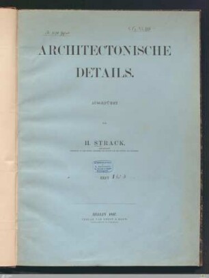 Architectonische Details