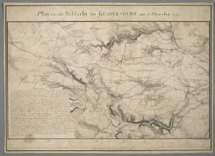 Plan von der Schlacht bei Kesselsdorf am 15 December 1745