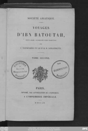 T. 2: Voyages d'Ibn Batoutah