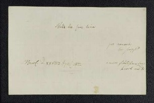 ... Enoch. – Berlin, 28.04.1802