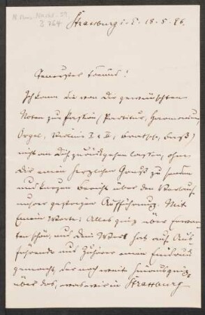 Brief an Heinrich von Herzogenberg : 18.05.1896
