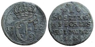 1 Sechsling, Hzgl. Schleswig-Holstein-Gottorpische Linie, Karl Friedrich (1702 - 1739)