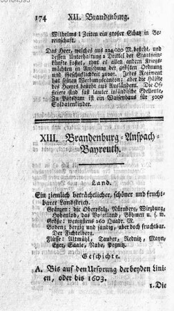 XIII. Brandenburg-Anspach-Bayreuth
