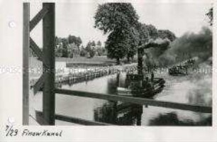 Schiffsverkehr auf dem Finowkanal