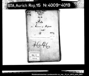 Gesuche um die Erlaubnis zum Kramhandel in Rysum
