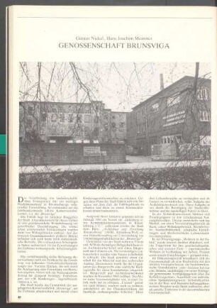 Genossenschaft Brunsviga, Braunschweig