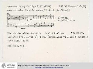Ouvertüre G-Dur