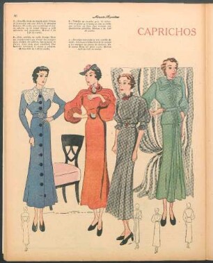 Caprichos de la moda [Dibujos]
