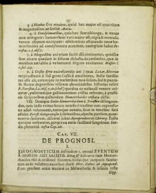 Cap. VII. - Cap. X. & Ultimum.