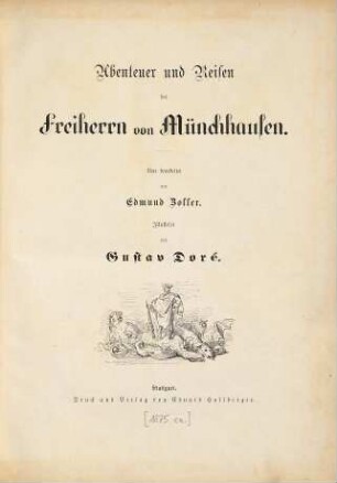 Abenteuer und Reisen des Freiherrn von Münchhausen