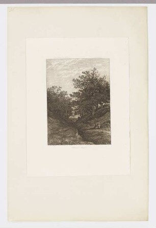 Chemin Creux, aus: "Radierversuche IV"