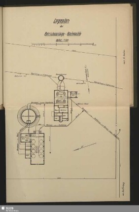 Lageplan der Betriebsanlage-Buchwalde