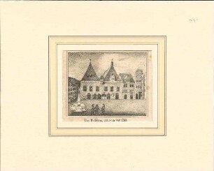 Das Rathaus zu Jena vor 1755